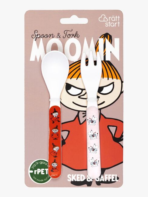 Mumin Lilla My Sked och Gaffel, Rosa