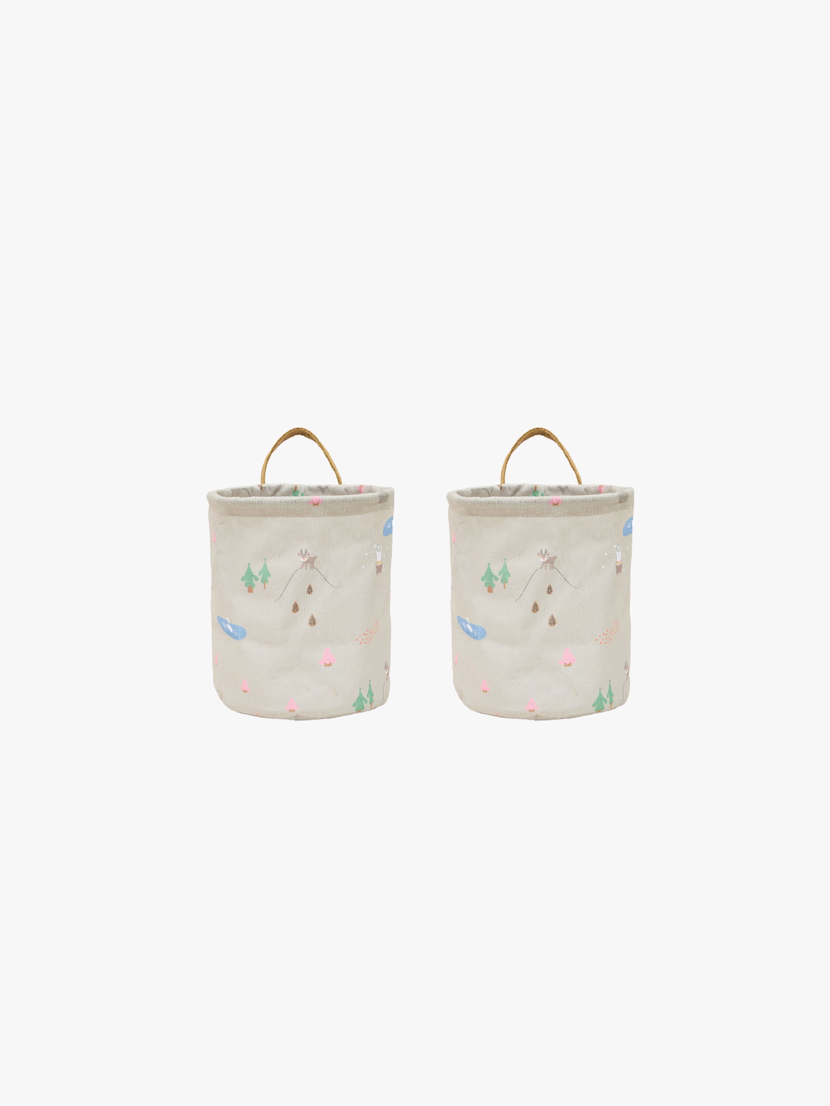 OYOY Deer & Duck Förvaringskorgar Small 2-Pack, Förvaring Barnrum