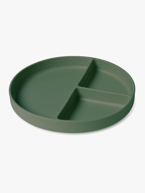 nuuroo Mingo Delad Tallrik Silikon, Dusty Green