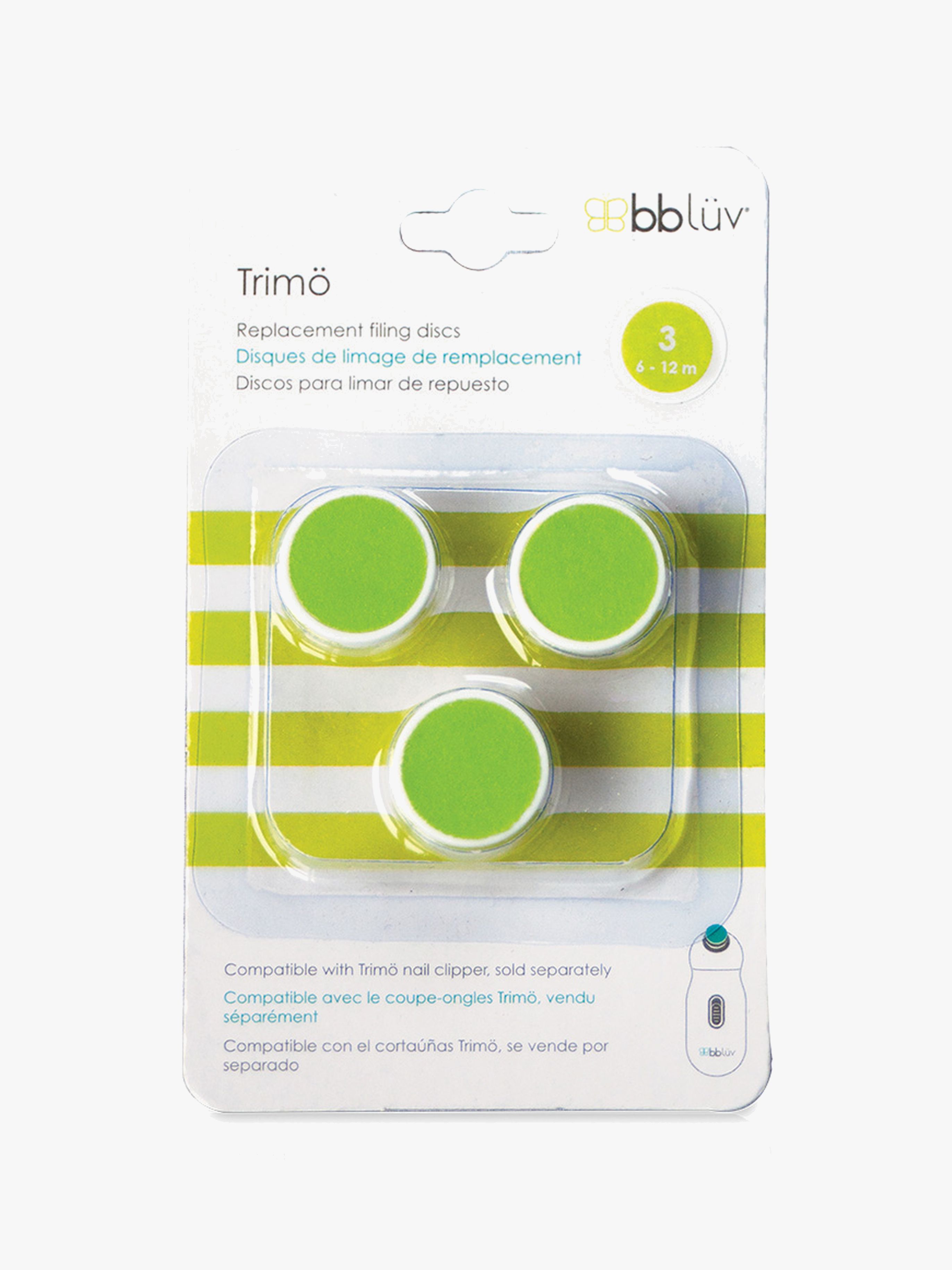 bblüv Elektrisk Nagelfil Refill 6-12 Mån