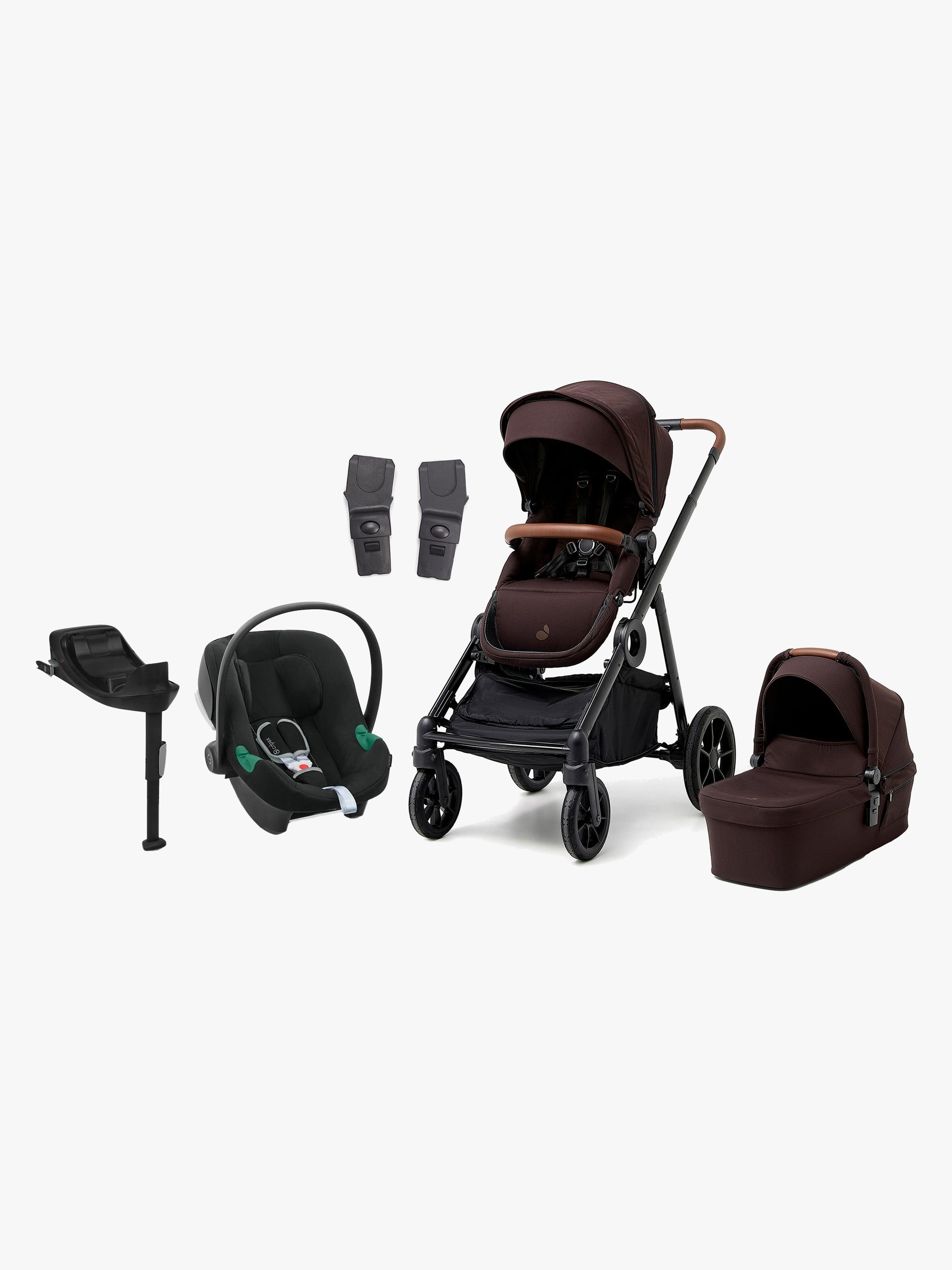 Beemoo Pro Multi 2 Duovagn med Cybex Aton B2 i-Size – från nyfödd