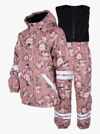 Lindberg Lekhyttan Fodrat Regnställ, Rose/Brown