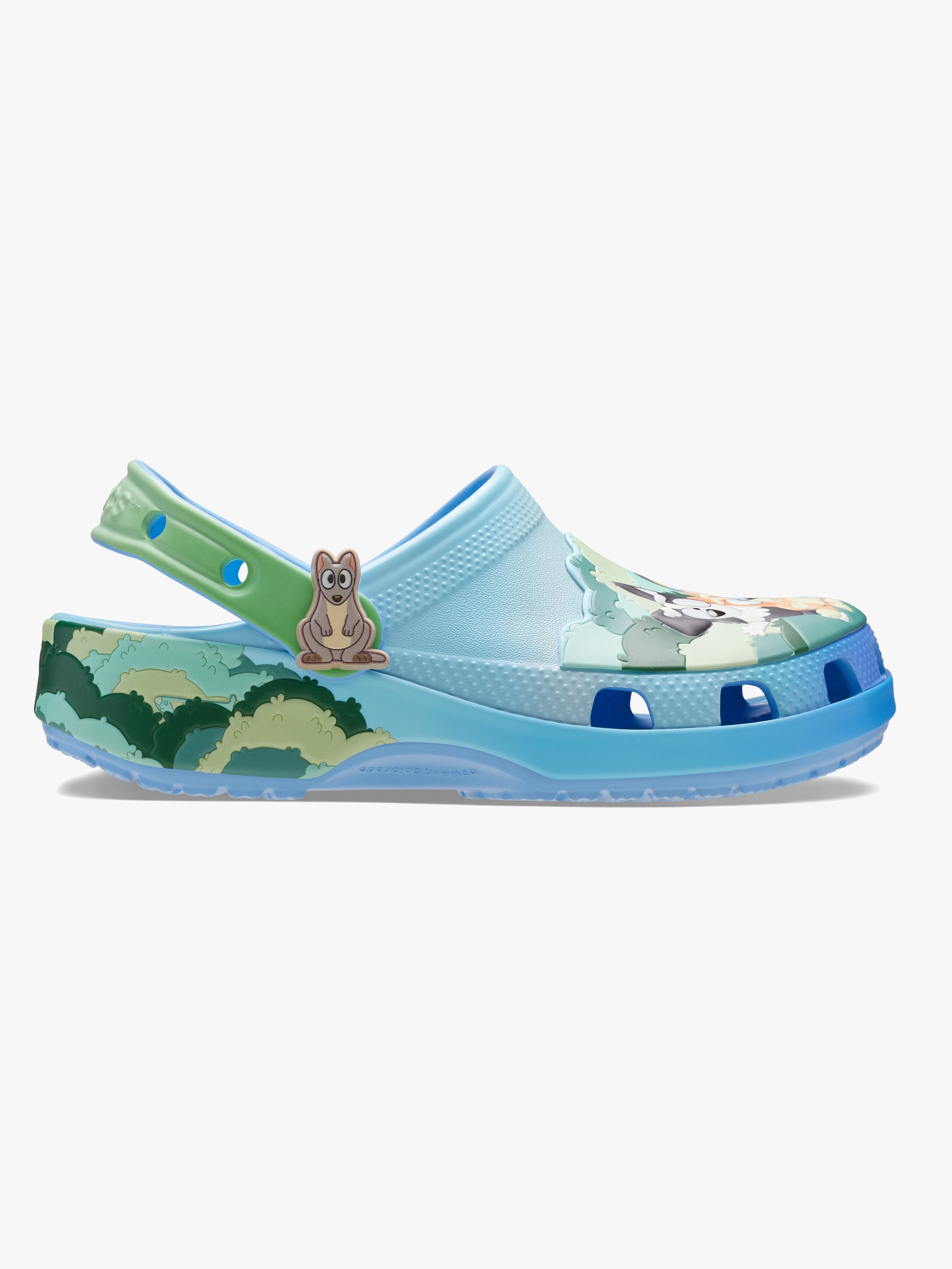 Crocs Bluey Kids Tofflor, Multi, 20-21