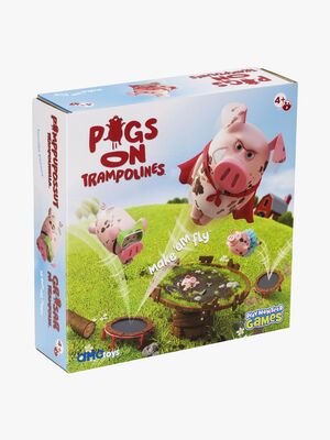 AMO Toys Pigs on Trampolines Spel