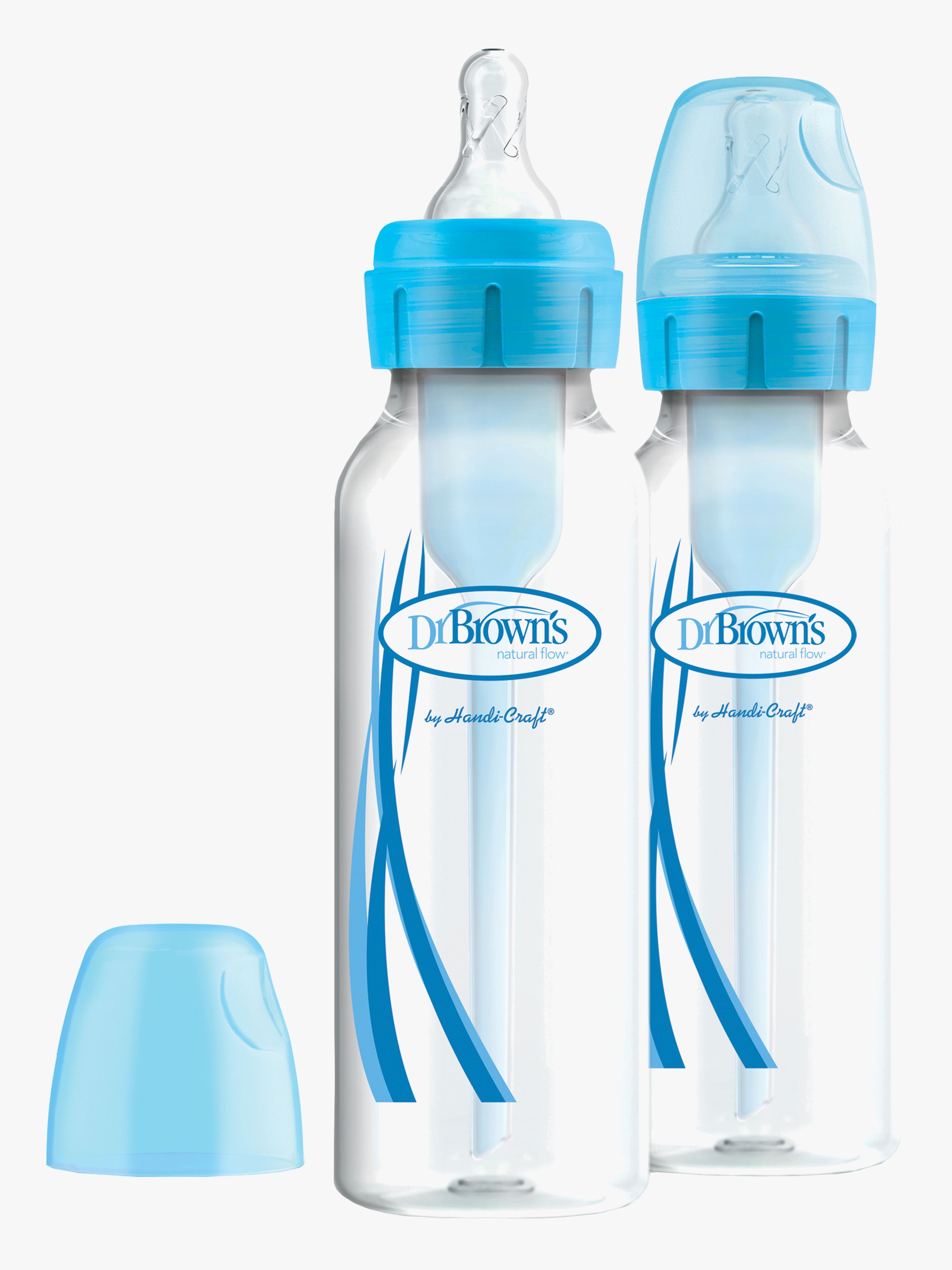 Dr. Brown's Option+ Smal Hals 250 ml 2-pack, Blå
