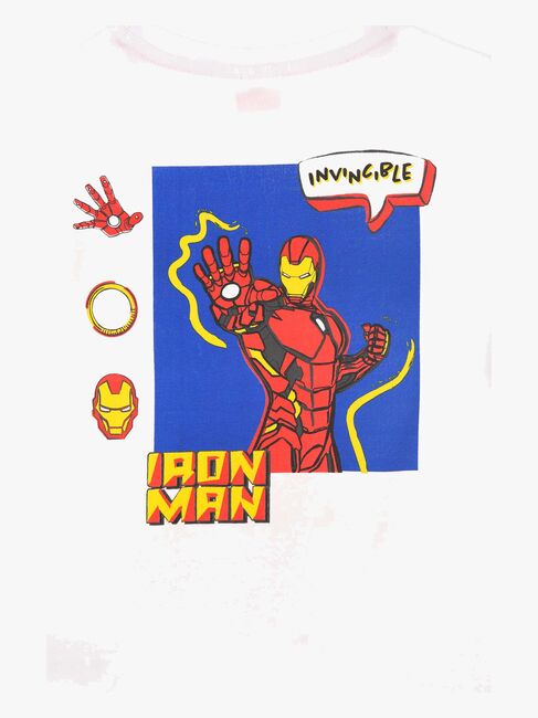 Marvel Avengers Classic T-Shirt, Vit WE1022-WHITE-2483_3b.jpg