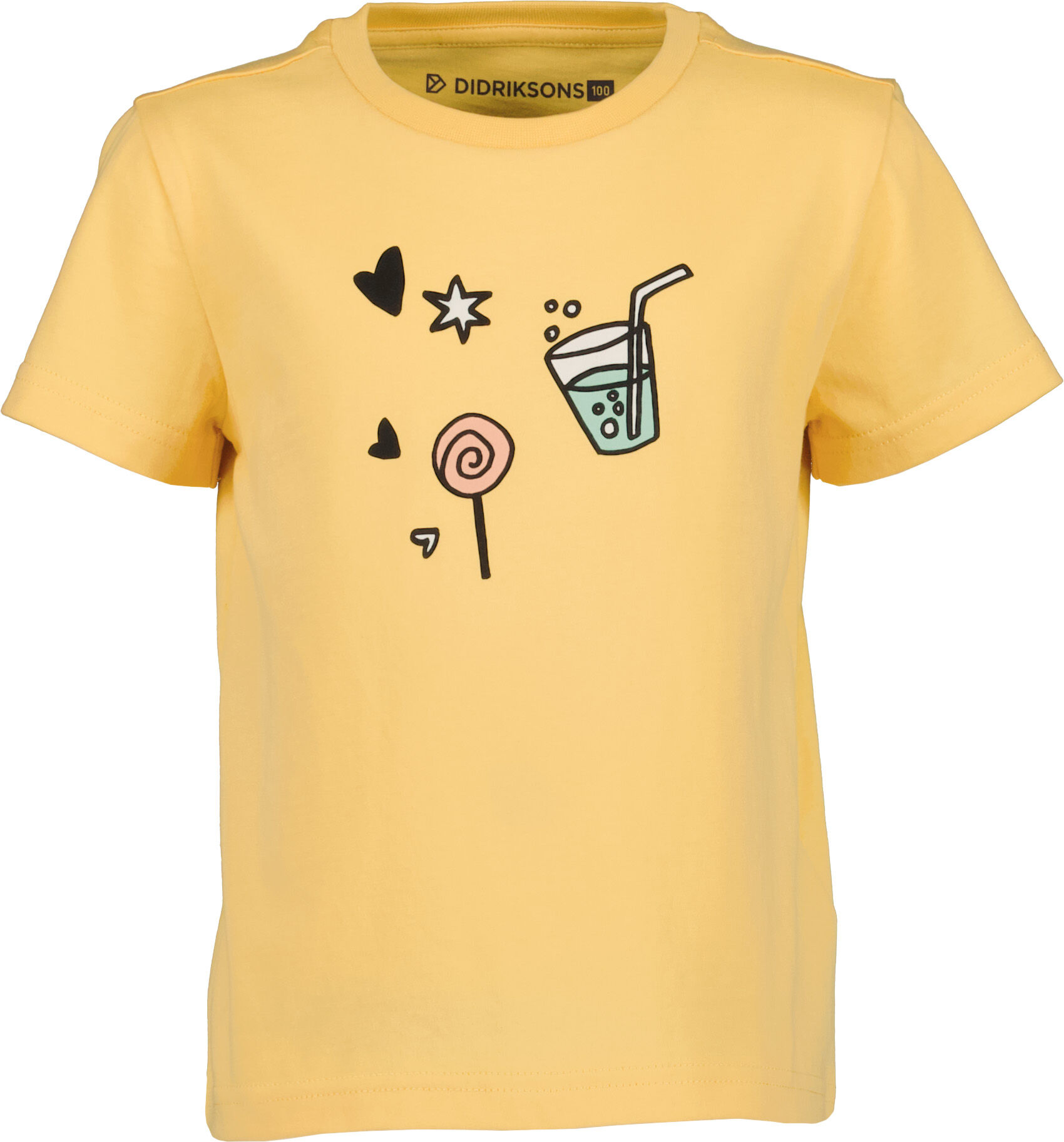 Didriksons Mynta T-shirt Creamy Yellow 120
