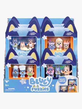 Bluey Fuzzies Figurset Episode 3-Pack Blandad