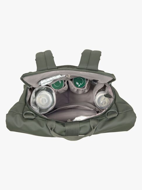 Lässig Rolltop Skötväska Ryggsäck, Olive