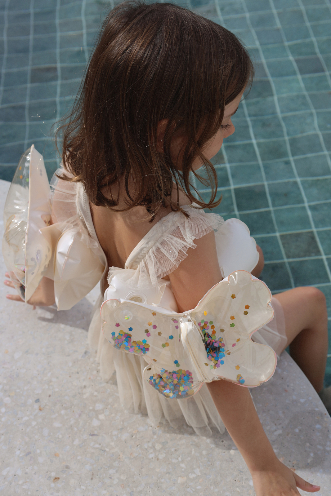 SUNNYLiFE Armpuffar, Cotton Candy Glitter