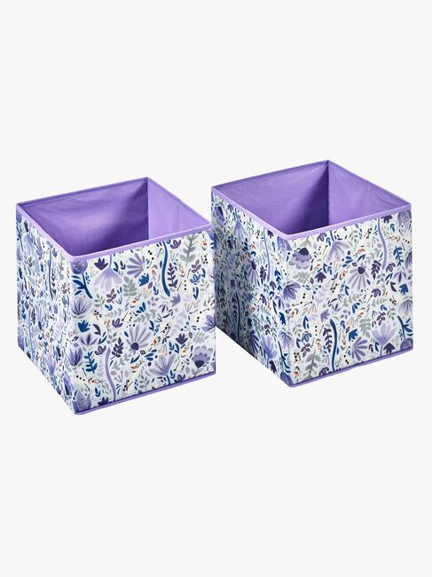 Disney Frozen Förvaringslådor 2-Pack, Lila