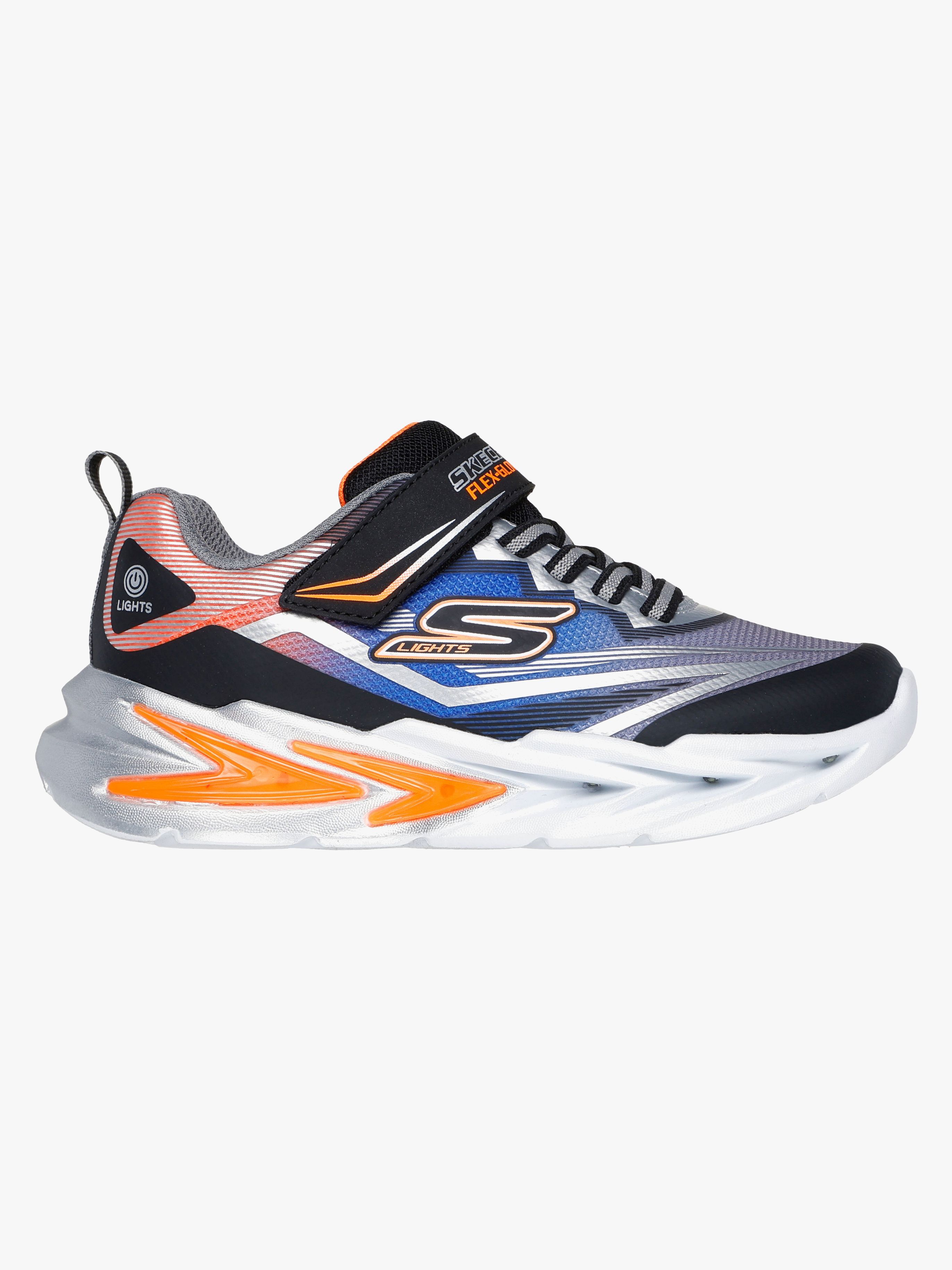 Skechers FLEX-GLOW ULTRA  Blinkande Sneakers, Svart, 31