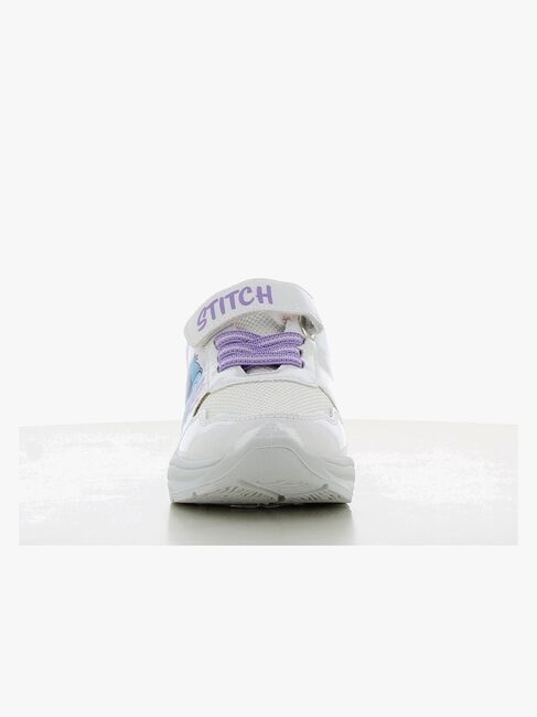 Disney Lilo & Stitch  Blinkande Sneakers, White/Lilac