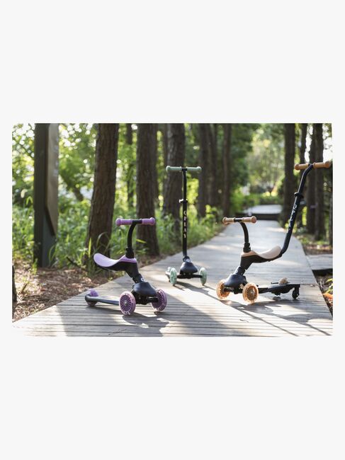 QPlay Sema Evo 5-in-1 3-hjulig Sparkcykel, Violett