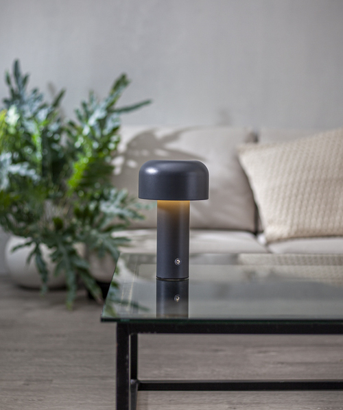 Star Trading Bordslampa Bobby, Svart