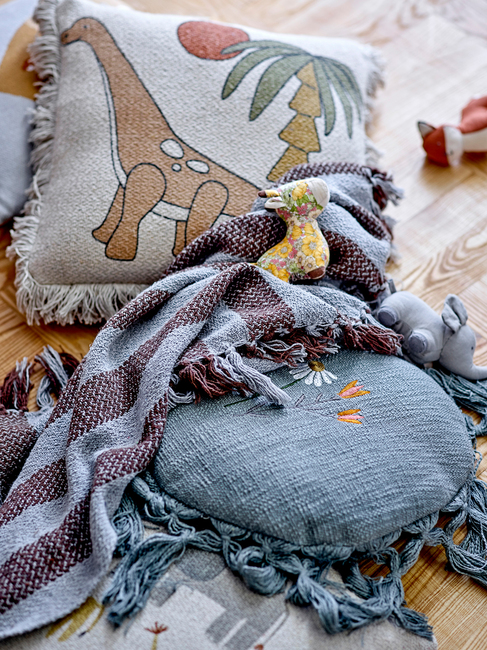 Bloomingville MINI Elinna Kudde, Blue