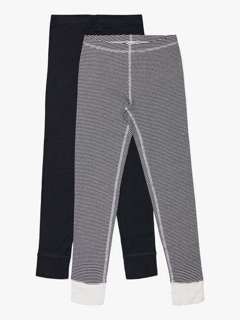 Luca & Lola Toto Långkalsong 2-pack, Black/Stripes