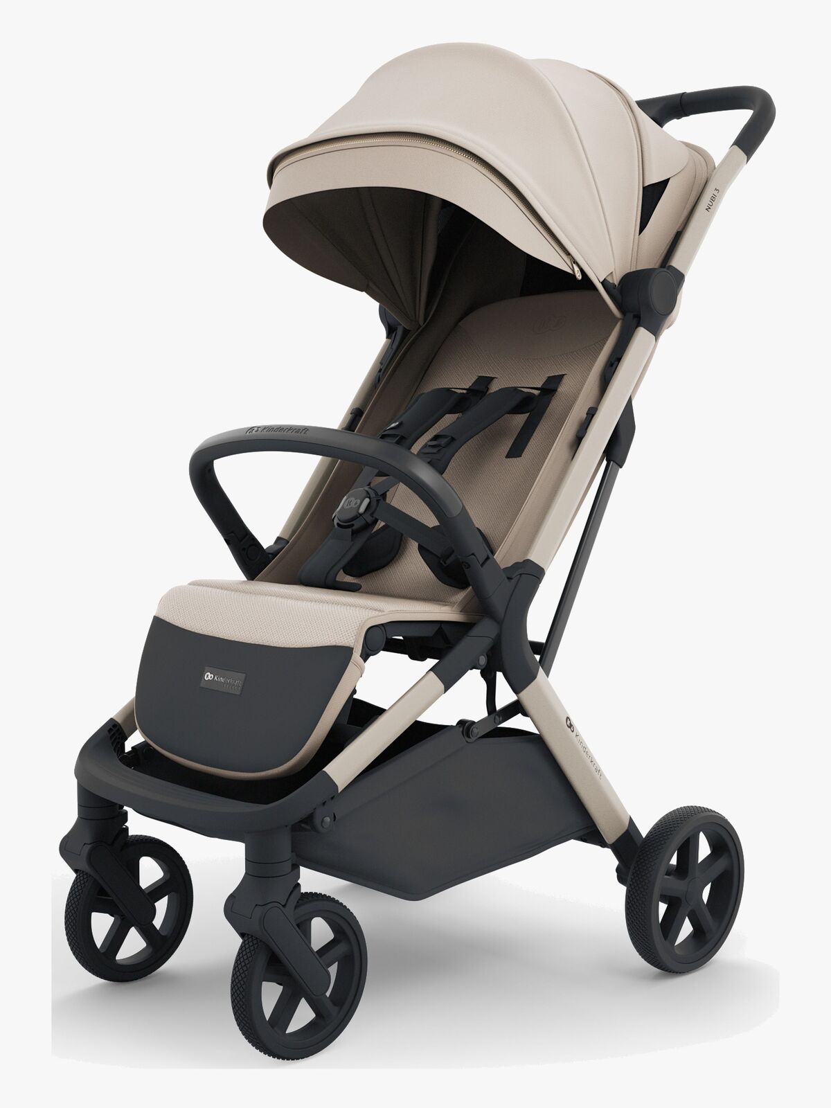 Kinderkraft NUBI 3 Sittvagn, Sand Beige