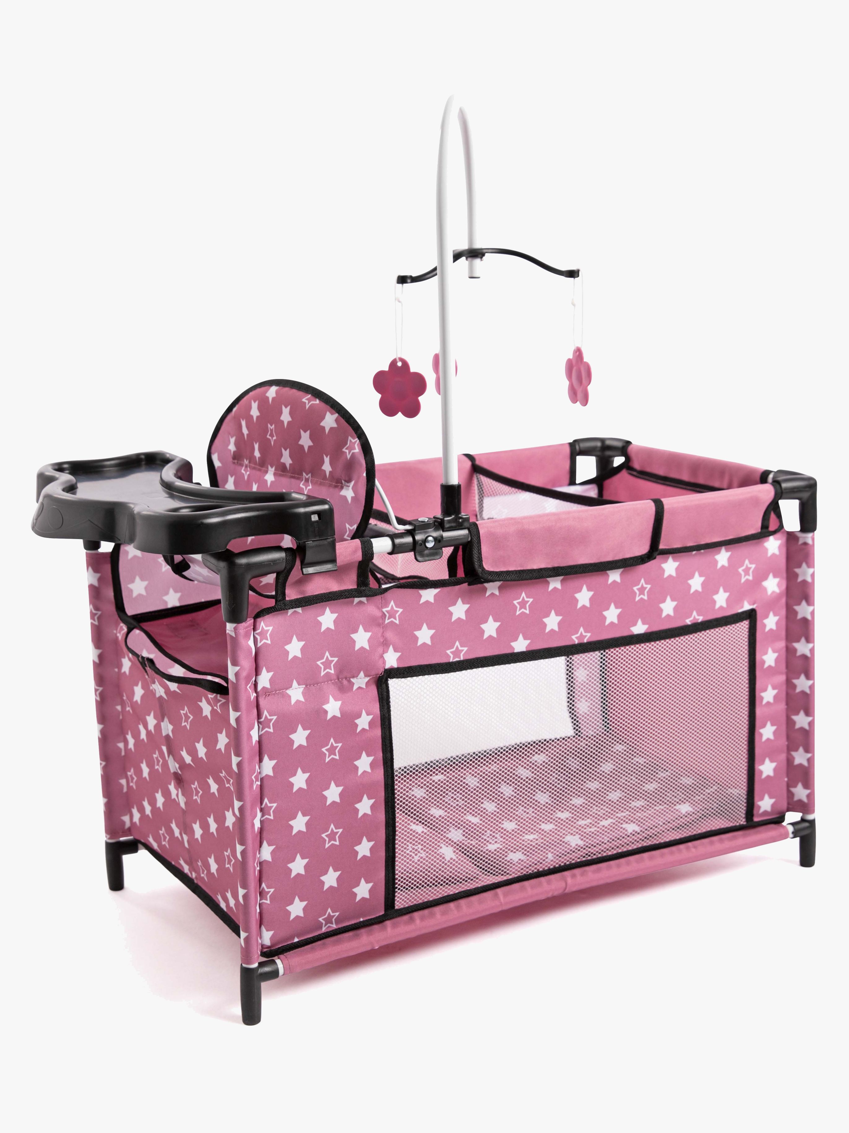 Bayer Design Docksäng Multi, Svart/Rosa