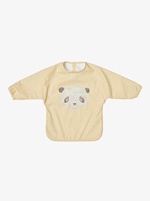 OYOY Lun Lun Panda  Långärmad Haklapp, Butter