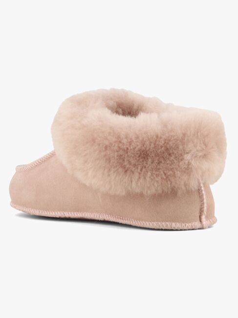 Mjúka Geir Fårskinnstofflor, Rosa