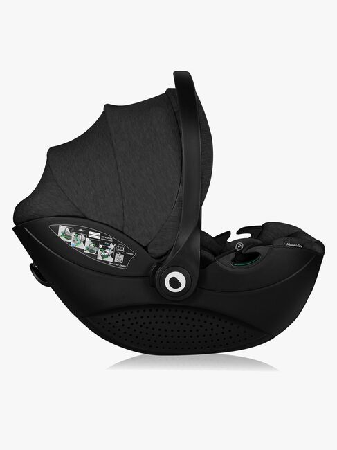 Lionelo Moxie i-Size Babyskydd inkl. Bas, Black Carbon
