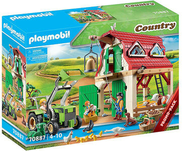 Playmobil 70887 Country Gård med Små Djur