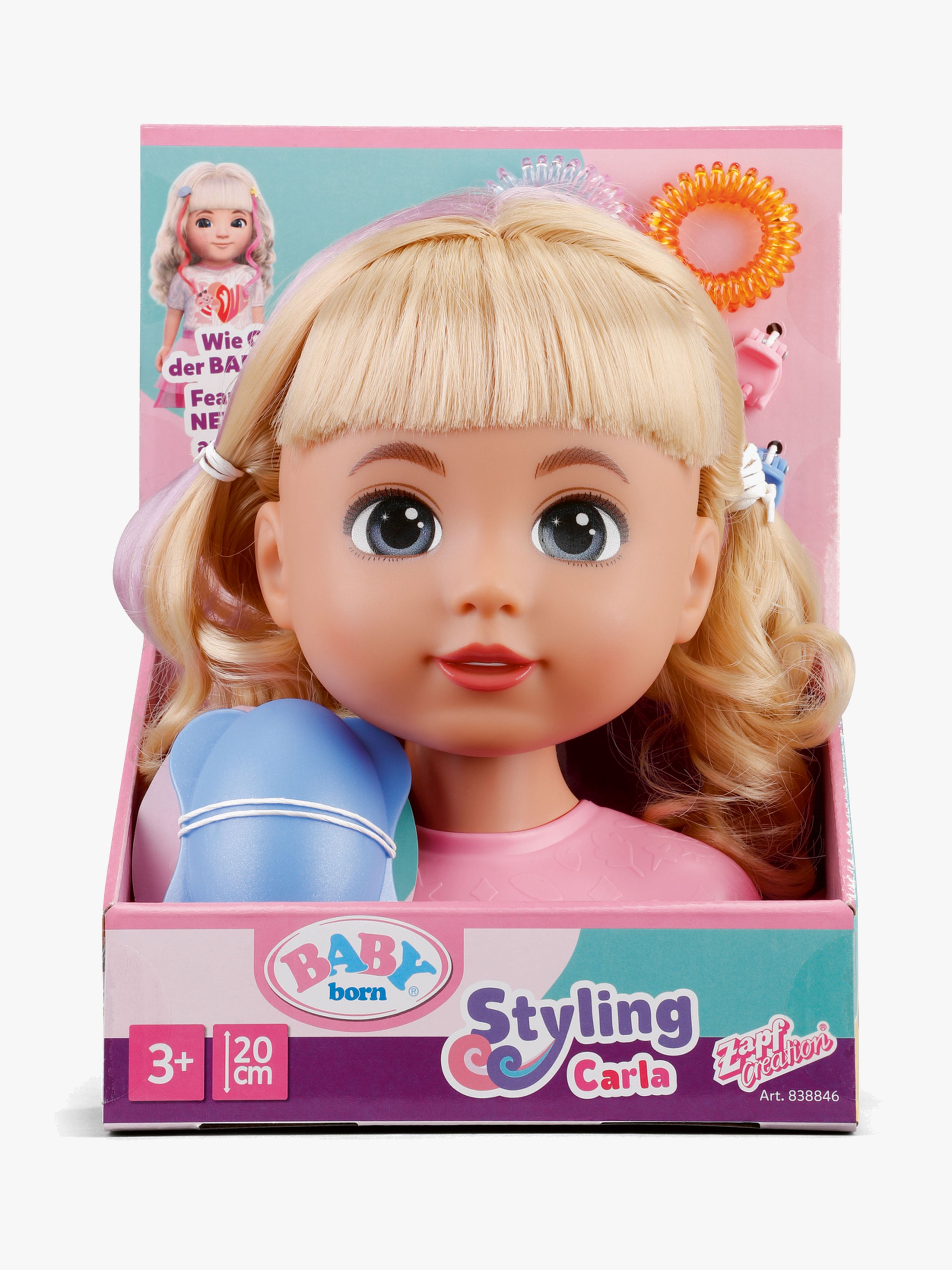 Baby Born Stylinghuvud Carla