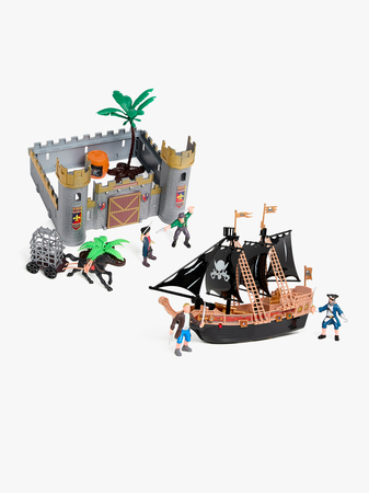Cloudberry Castle Svarta Seglets Piratskepp Borg & Figurer