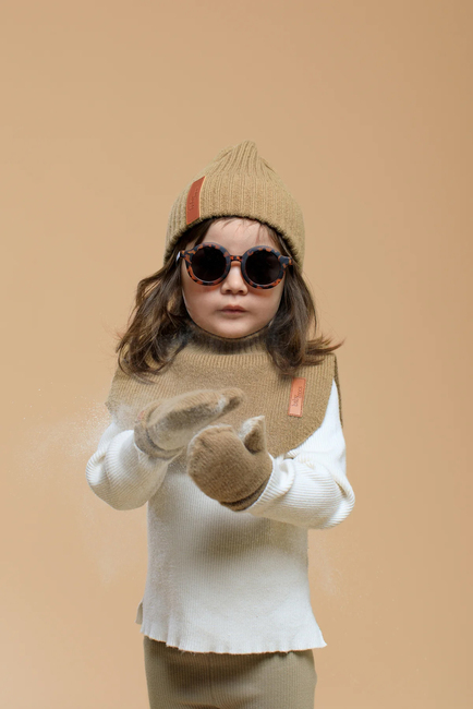 BabyMocs Stickad Mössa, Caramel