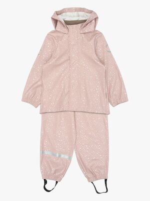 Mikk-Line Regnställ med Hängslen, Adobe Rose