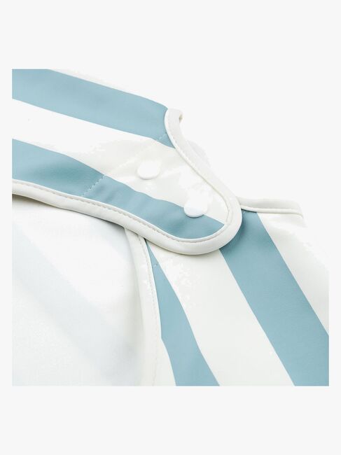 Done By Deer Långärmad Haklapp, Stripes Blue