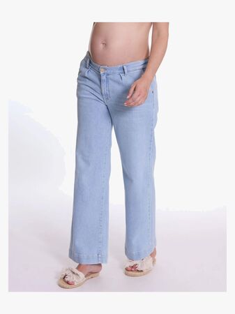Cache Coeur KELLY Gravidjeans, Light Blue