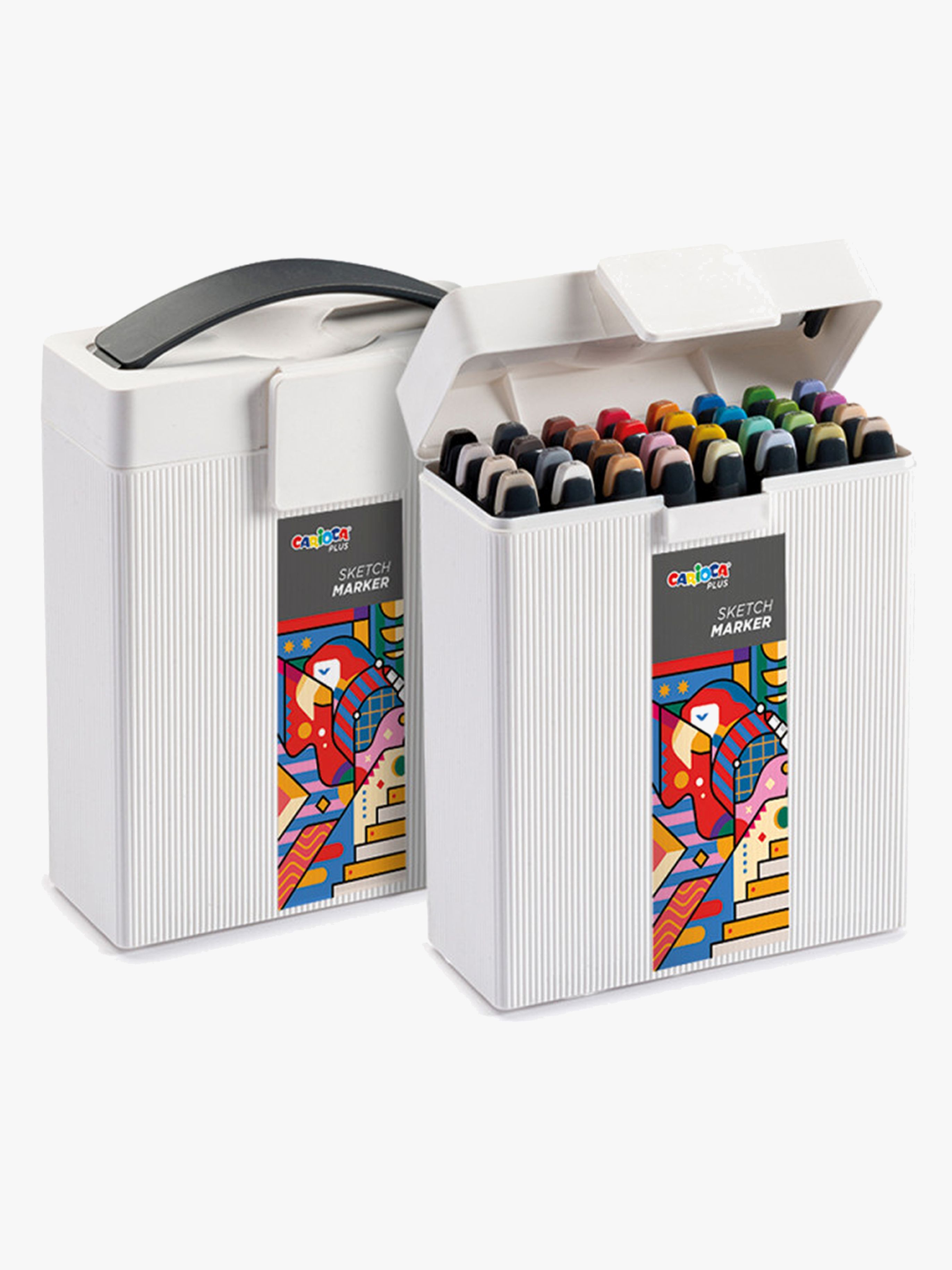Carioca Plus Alkoholbaserade Skisspennor 32-Pack