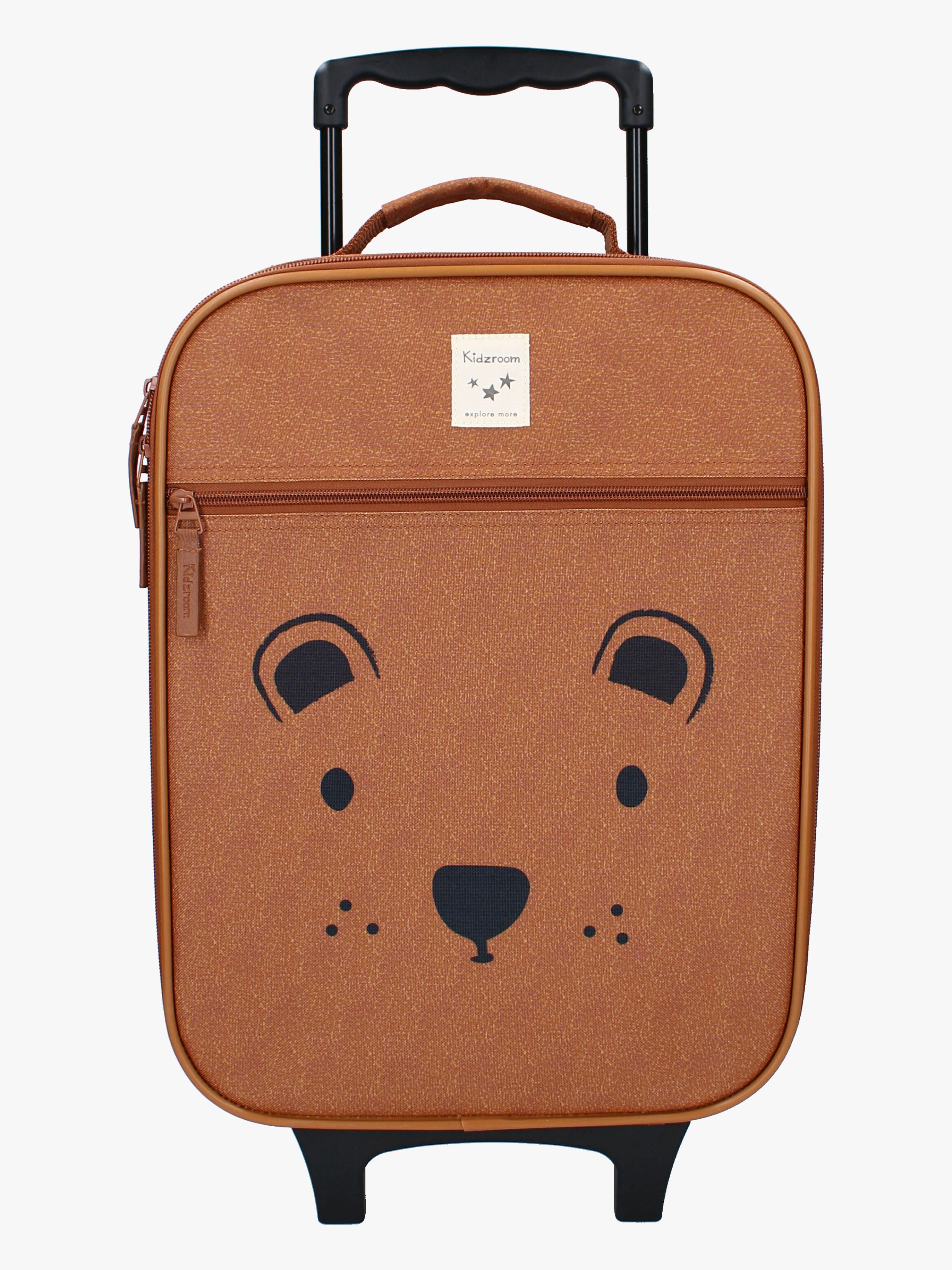 Kidzroom Trolley Resväska Beary Excited, Brun