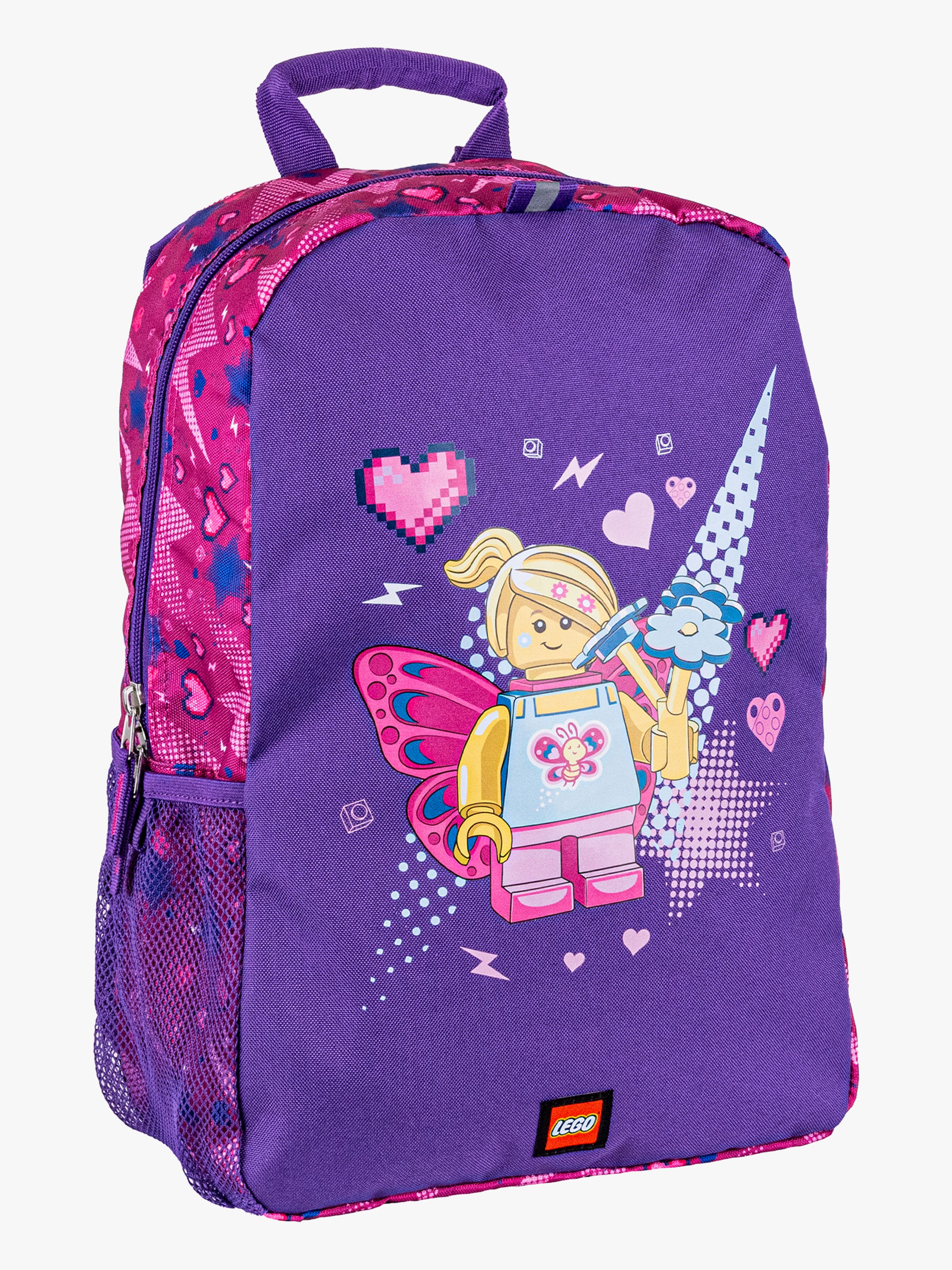 LEGO Ryggsäck Butterfly Girl 13L, Rosa