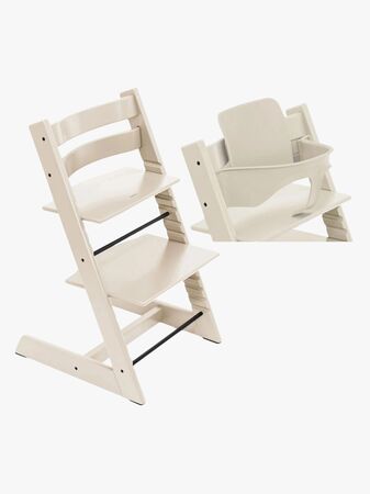 Stokke Tripp Trapp Matstol inkl. Babyset, Vanilla White