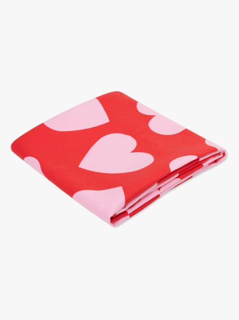 Swim Essentials Hearts Badhandduk, Red