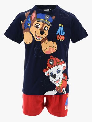 Paw Patrol T-Shirt Und Shorts Set, Marineblau