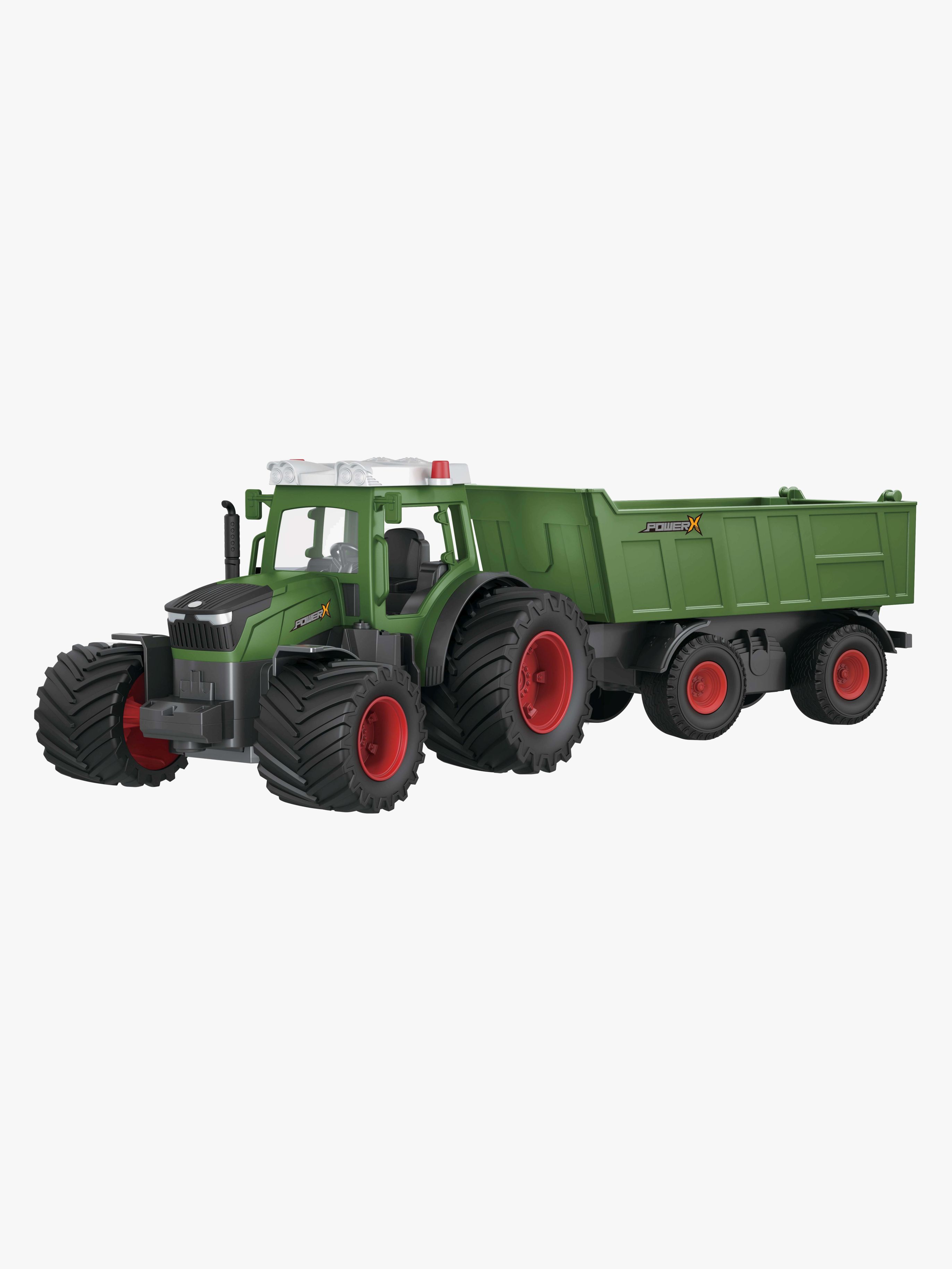 Power X Radiostyrd Traktor med Släp