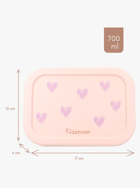 Kidzroom Silikon Matlåda Magical Meadows, Rosa