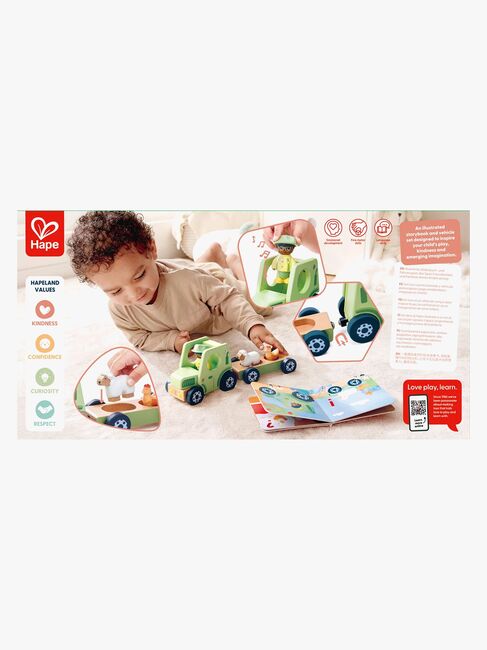 Hape Sagobok med Lekset The Rumbling Tractor