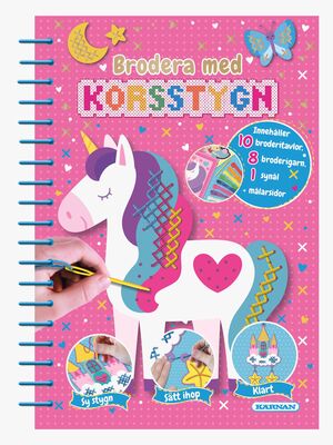 Egmont Kärnan Pysselbok Brodera Med Korsstygn