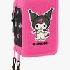 Hello Kitty Kuromi Trippelpennfodral, Rosa/svart