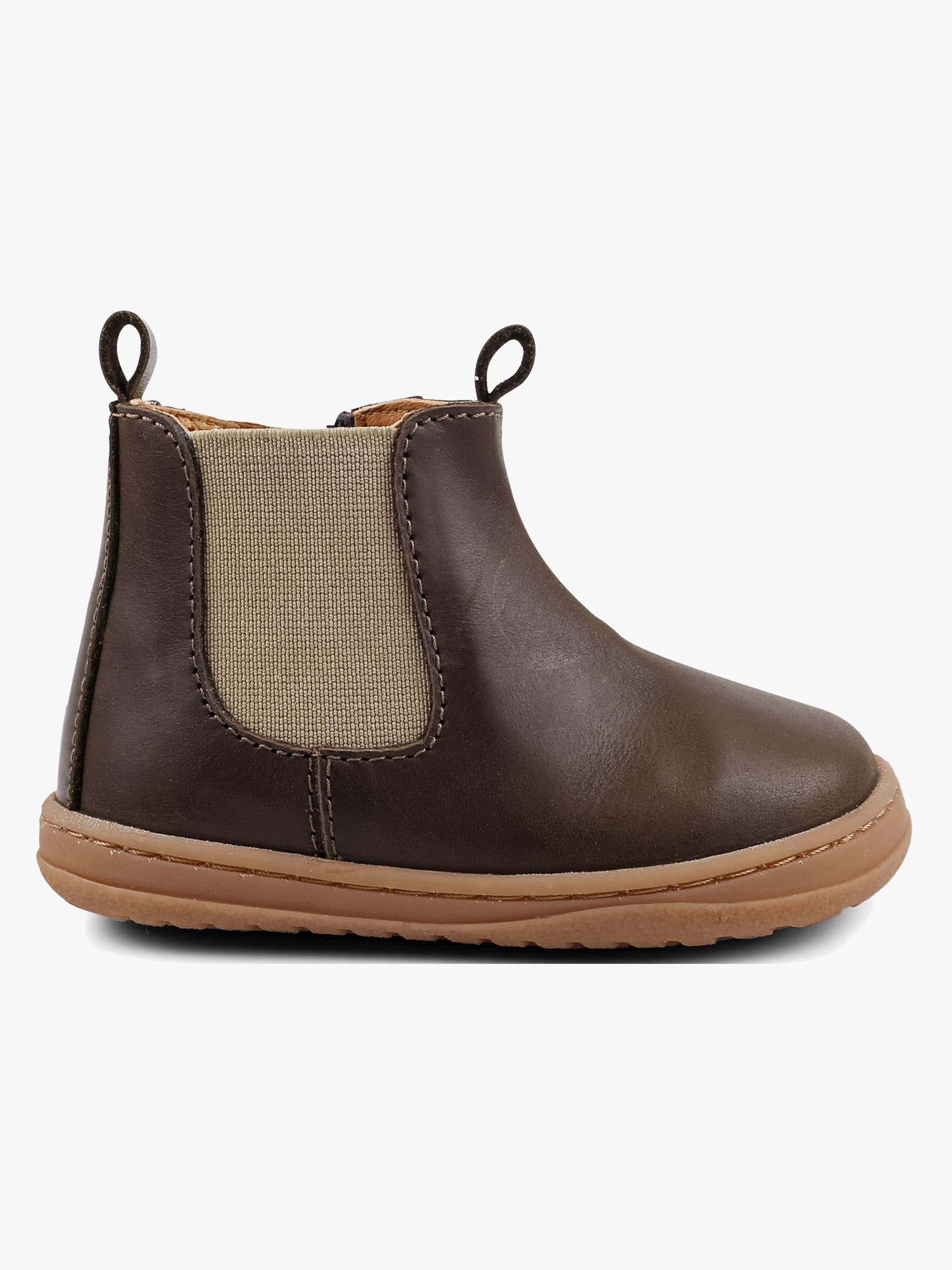 Kavat Stampa Barefoot Lära-gå-sko, Chestnut, 19