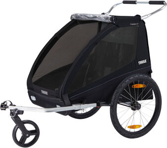 Thule Coaster XT Cykelvagn inkl. Promenadkit, Black