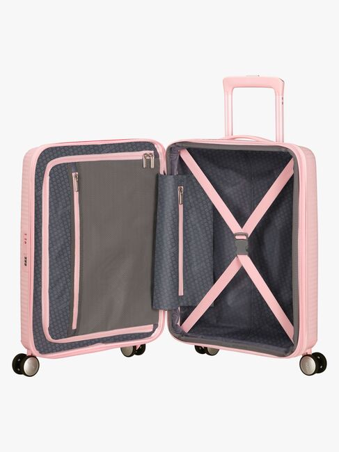 American Tourister Soundbox Spinner Resväska 35,5L, Pastel Pink