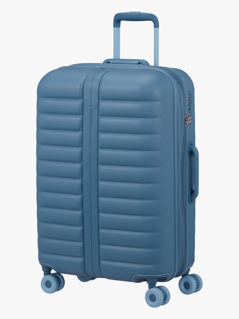American Tourister Neovibe Spinner Resväska 66-74L, Steel Blue