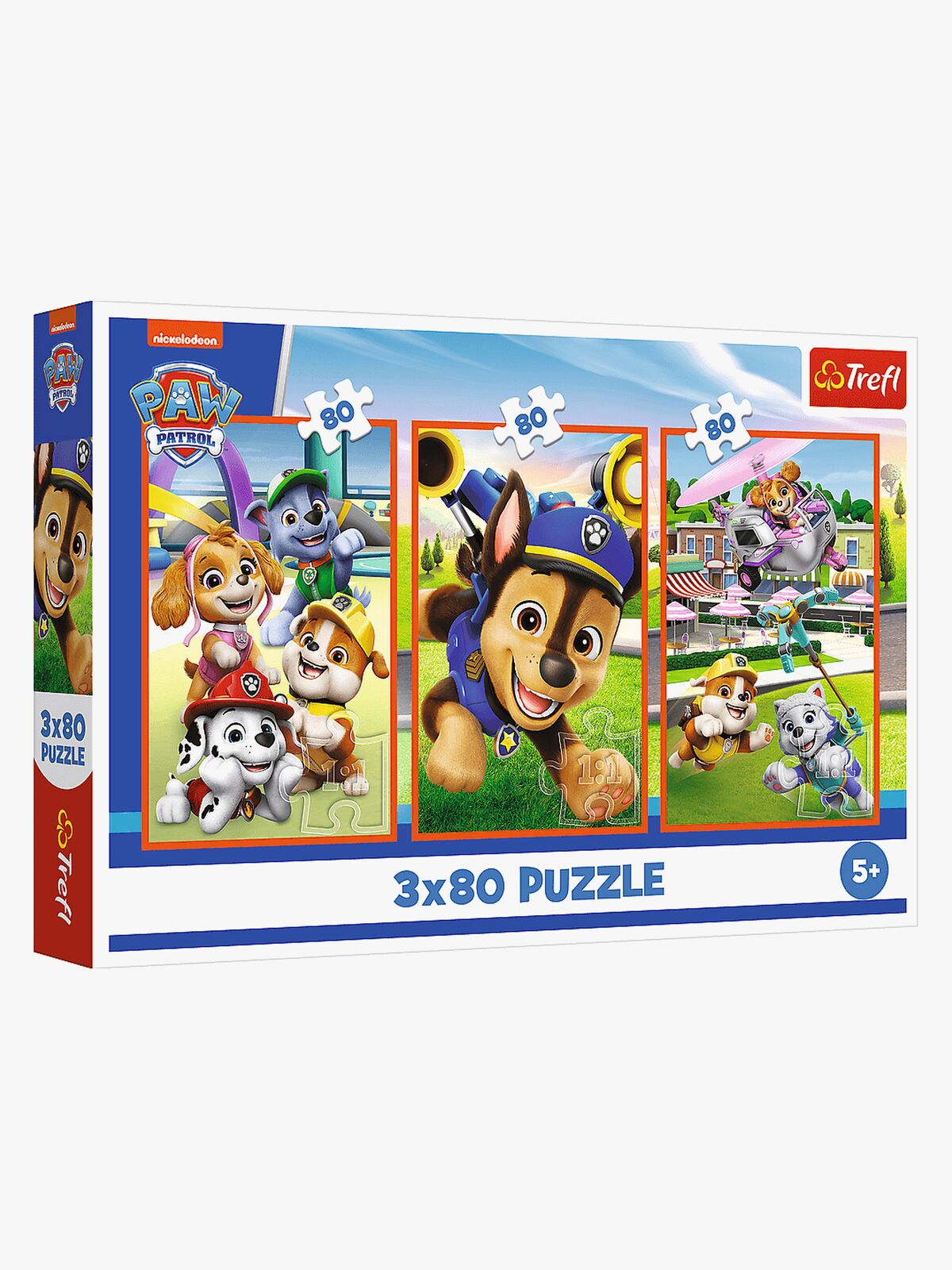 Trefl Paw Patrol Pussel 3x80 Bitar