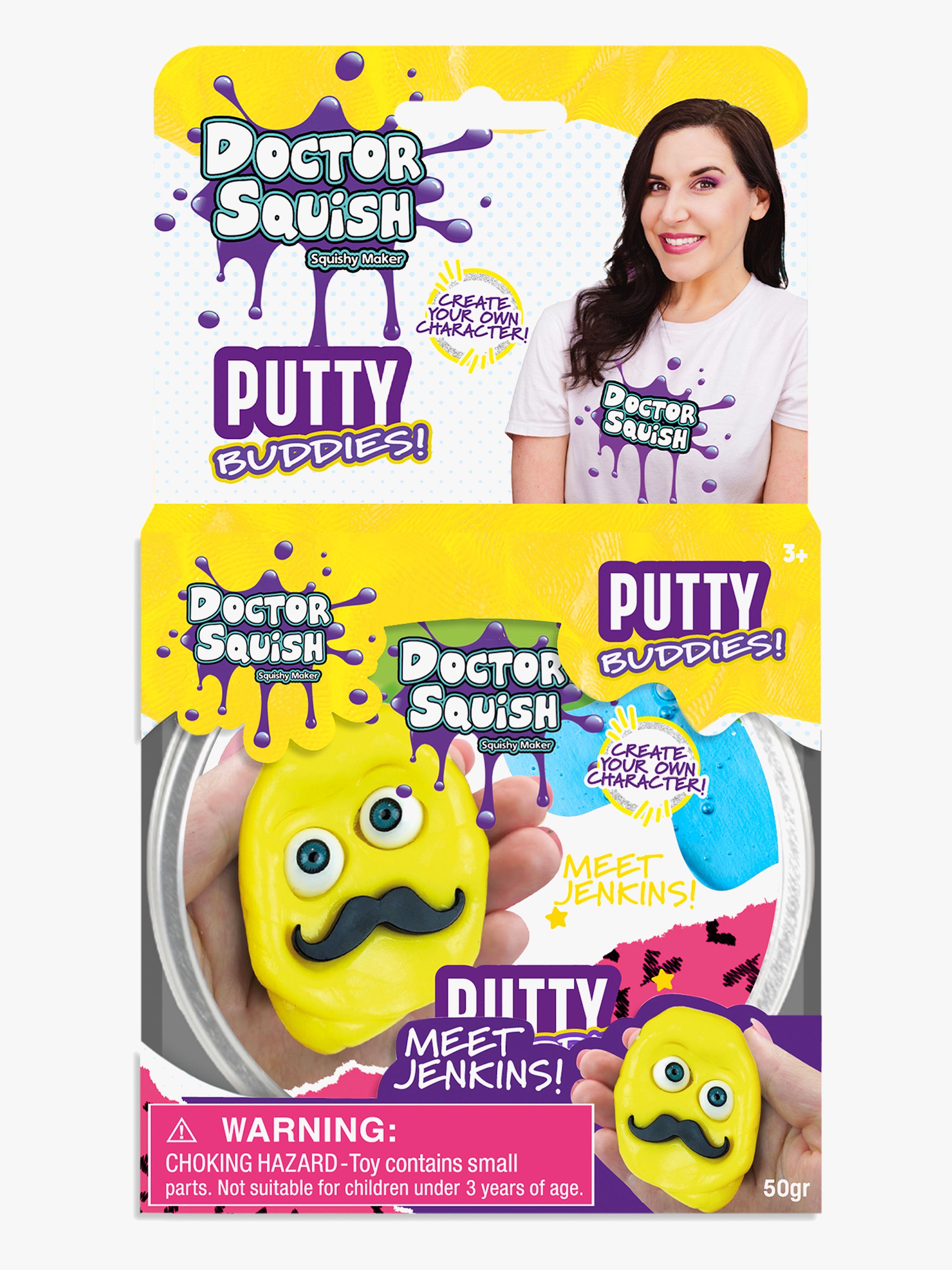 Doctor Squish Putty Buddies Slime Jenkins 50g